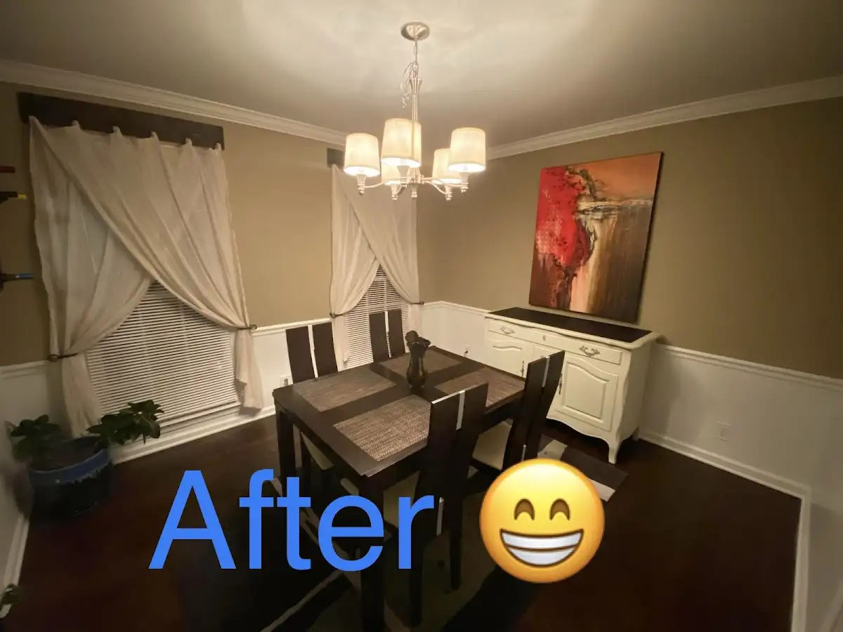 Professional dining room restoration after water damage in Blackhawk