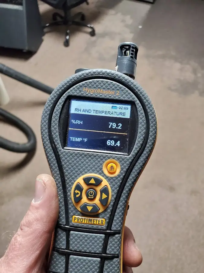 Moisture meter humidity assessment for Fire & Smoke Damage Restoration in Blackhawk